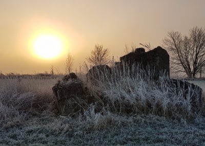 Zonsopkomst in mist 29 december 2016 - 2